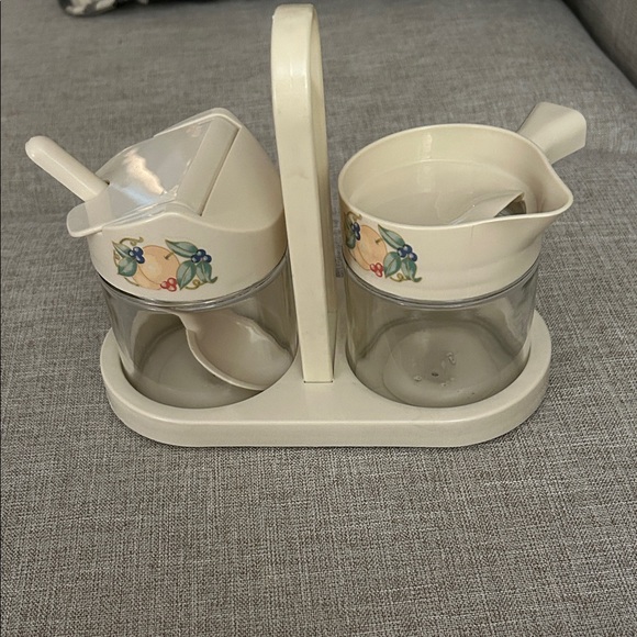 Other - Corelle Gemco creamer and sugar with holder